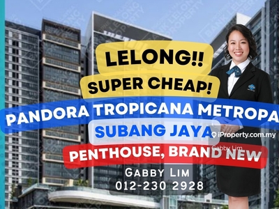 Lelong Super Cheap Pandora Tropicana Metropark Subang Jaya Penthouse