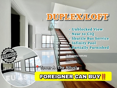 Setia Sky 88 Tower A Duplex/Loft Seaview Unblocked, Foreigner can buy!