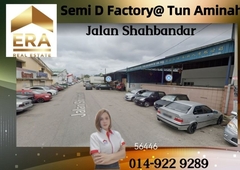 Semi-D Factory For Sale@ Tun Aminah Jalan Shahbandar 8