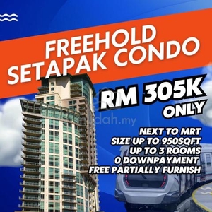 Setapak New Freehold Condo Berlian MH2 Platz HKL Titiwangsa MRT