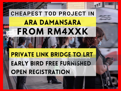 Cheapest New Project in Petaling Jaya! 150m to LRT Stations!