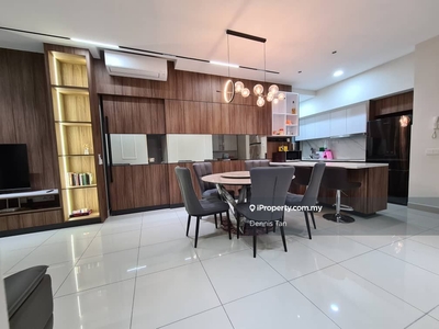 Classy furnishing Setia Alam Service Residence untuk sewa