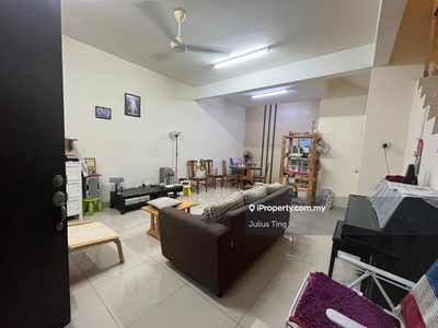 Double storey terrace house well maintained condition unblock view