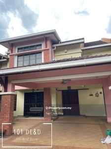 Face No House 2 Storey Superlink House Bandar Kinara Puchong 34x80
