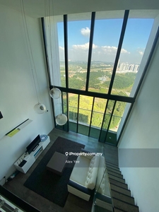 Limited duplex unit with balcony, very nice view, full furnish, rdy in