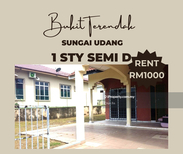 Lower Rental Price 1 Sty Semi D House Bukit Terendak Sungai Udang