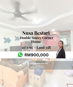 Nusa Bestari Double Storey Terrace Corner Extended with Approval