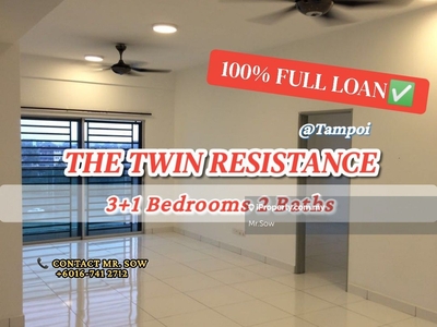 Twin Residence Tampoi 4 Rooms Full Loan