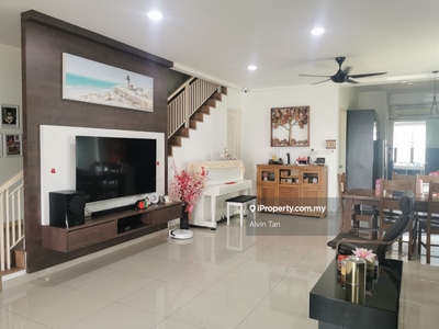Fully Renovated Terrace End Lot For Rent, Ceria Residence, Cyberjaya