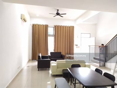 Partially Furnished 5 Bed 5 Bath 2 Stry Superlink @ D'Island for Rent