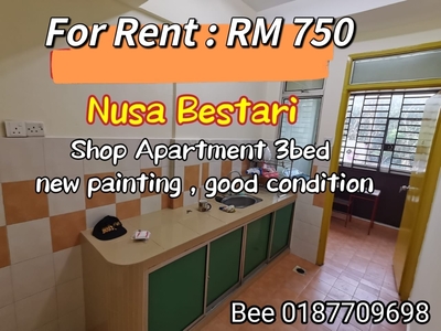 Taman Nusa Bestari Tan Sri Yacob Shop Apart good condition for rent