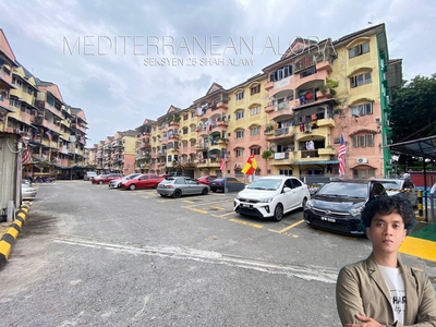 850 sqft 3 Bedrooms & 2 Bathrooms Apartment at only RM218k in Shah Alam