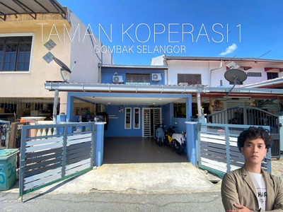 For Sale Double Storey Terrace, Taman Koperasi Polis Fasa 1, Gombak