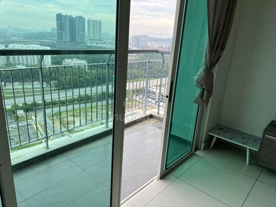 La Thea 3r2b 1205sf Wit Balcony Fully Furnished Rare Unit wit bed,sofa