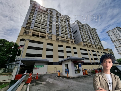 Luas 926Sqft 3Bilik&2Bilik Air Persanda Apartment, Section 13 Shah Alam (14th floor) Hanya 200 meter ke MSU Medical University Dekat Lrt