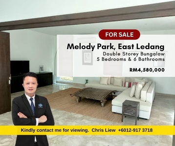 Melody Park @ East Ledang big bungalow with swimming pool, foreigner can buy, good living environment