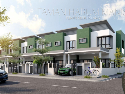Rumah Teres 2-Tingkat Taman Harum Manis, Jalan Mangga Pekan Meru, Klang Selangor