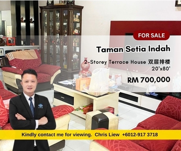 Setia Indah @ Precinct 10 fully renovated, well maintained double storey terrace house with awning