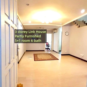 Sunway Montana, Taman Melawati, 3 storey Link House For Rent, Partly Furnished