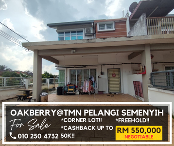 Taman Pelangi Semenyih, Semenyih, Selangor, 2 Storey Cornet Lot House For Sale, Full Loan Available, Cashback up to 50k!!