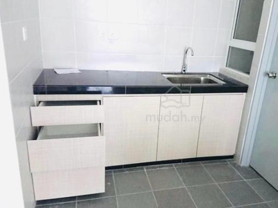 3R 2B 1P Hotbath Kitchen Cabinet Semi Furnished, M3 Residency Setapak