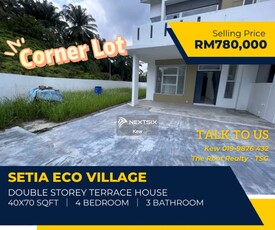 Setia Eco Village @ 2 Storey House / Corner Lot / 780k Only
