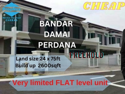 Cheap Nice 2 Storey Terrace House at Bandar Damai Perdana Cheras