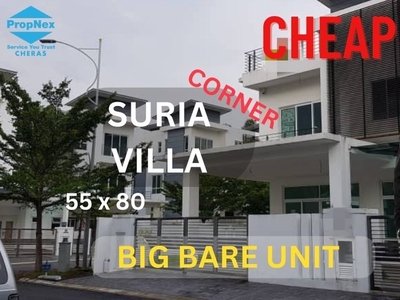 Cheap Nice 3 Storey Corner Suria Villa Sungai Long