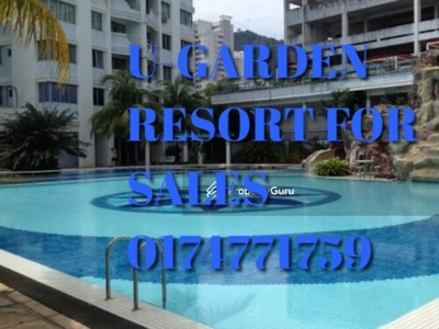 U-Garden resort @ gelugor for sales today