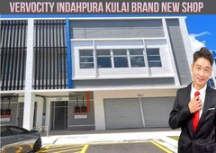 Vervocity Indahpura Kulai 2stry Brand New Shop For Sale