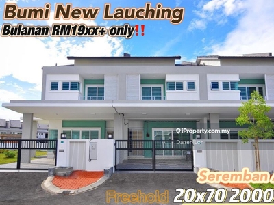 Freehold 2-Storey Individual Tittle !! End Lot Unit Limited!!