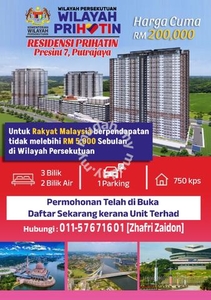 Residensi Prihatin Putrajaya - Rumah Mampu Milik [ MURAH ]