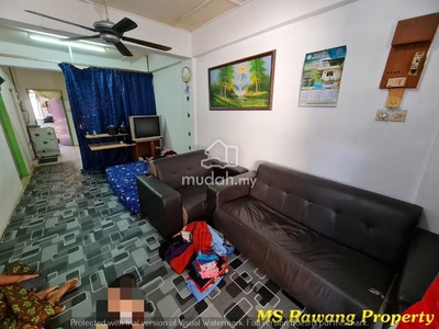 Setia Flat Apartment Murah, Medium Cost [750 SF], Batu 16 ,Rawang Sale