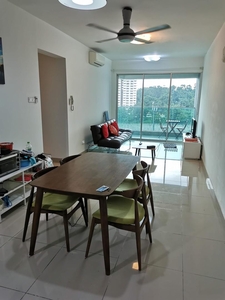 Kiara Residence 2 Bukit Jalil LRT Awan Besar fully furnished 3rooms 2baths low floor vacant ready now