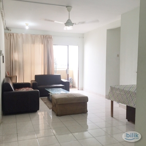LOW DEPOSIT PROMO LADIES ONLY FULLY FURNISH Master Room @Palm Spring Condo 10min Walk to MRT Surian