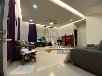 Renovated semi Furnished, 2 Storey Semi d cluster house
