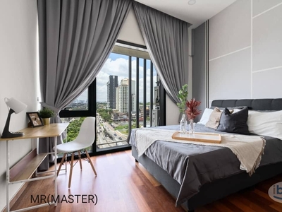 Nice Fully Furnished Master room facing KL View for rent at Sapphire Paradigm!!(March 2024 Intake)