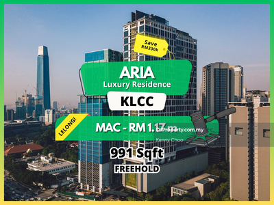 Bank Auction Save Rm330k Freehold Aria Luxury Condo @ KLCC