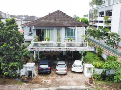 (Cantik++) BUNGLOW CORNER LOT Cluster Bayu Villa Bukit Rimau Shah Alam