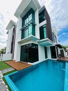 LAKE VIEW! Fera Twinvilla 3 Storey Semi Detached House for Sale at Precinct 8 Putrajaya