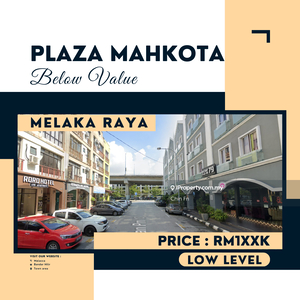 Low Level Ready Tenant Rm238k Plaza Mahkota Melaka Raya Bandar Hilir