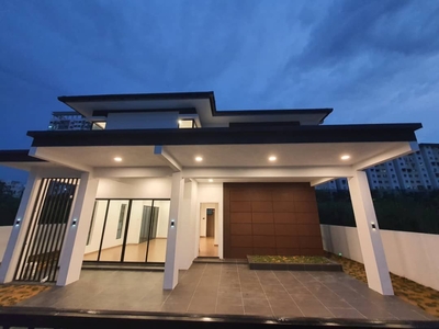 MODERN DESIGN BUNGALOW HOUSE at TAMAN PUCHONG PRIMA FOR SALE BEST VALUE BRAND NEW UNIT