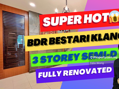 Super Hot, 3 Storey Semi D @ Bandar Bestari Klang for Sale