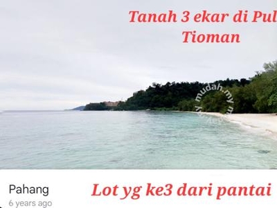 Tanah 3 ekar di Pulau Tioman Rompin Pahang