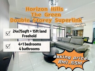 2 STOREY SUPERLINK HORIZON HILLS FOR SALE