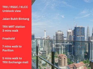Brand new unit. TRX MRT Station 3 mins walk. ROI 8%