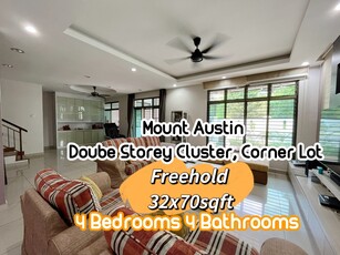 Double Storey Cluster House Austin Height, Mount Austin for Sale