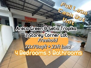 Double Storey Corner Lot Taman Setia Tropika @ Areca Green For Sale