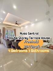 Double Storey Terrace House For Sale Taman Nusa Sentral