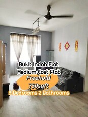 Low Medium Cost Flat Bukit Indah for Sale